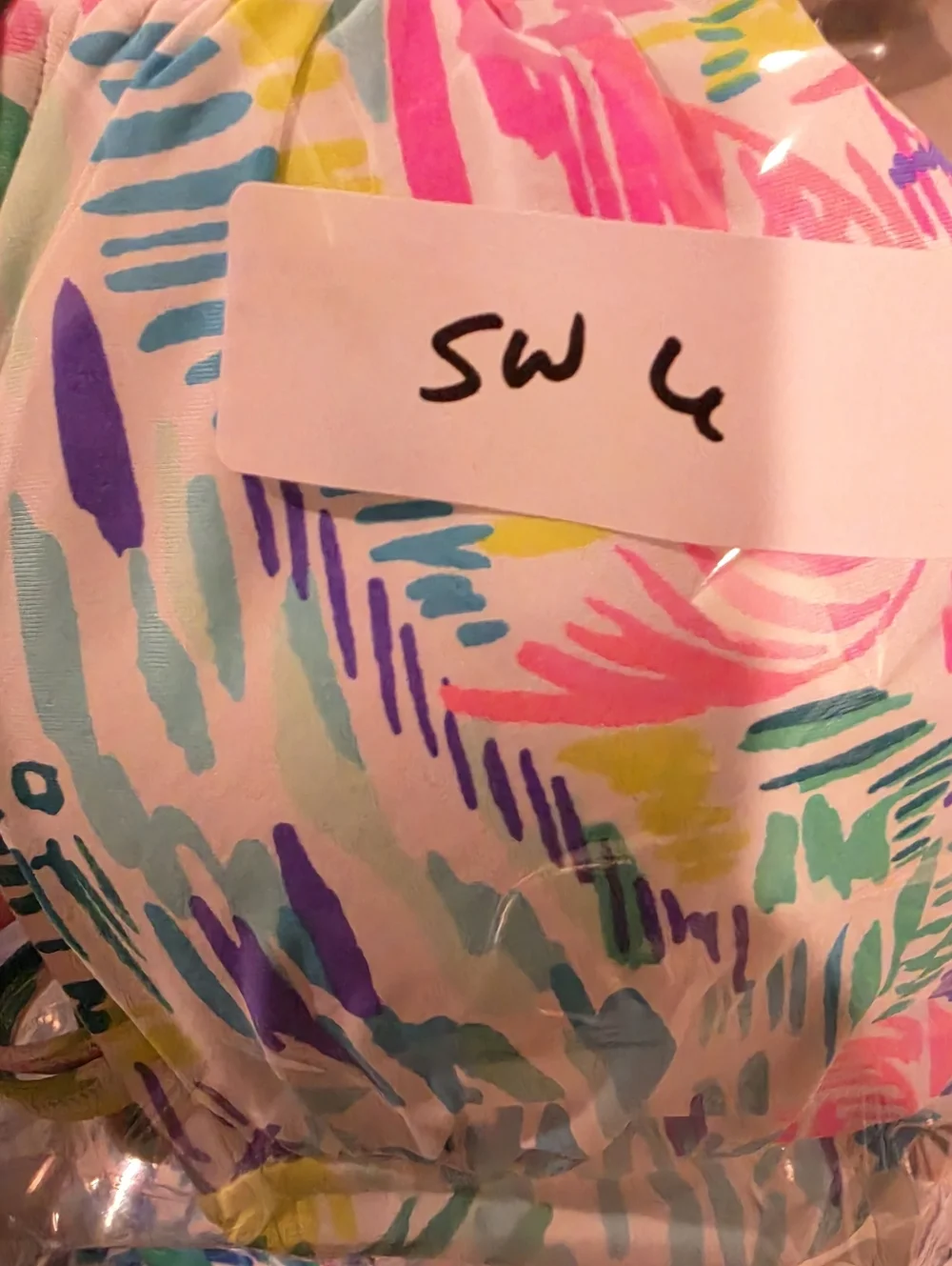 New Lilly Pulitzer Sandy Lattice Bandeau TOP ONLY Size 6